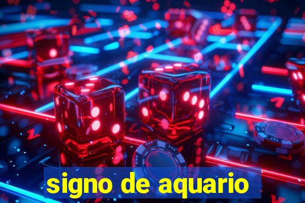 signo de aquario